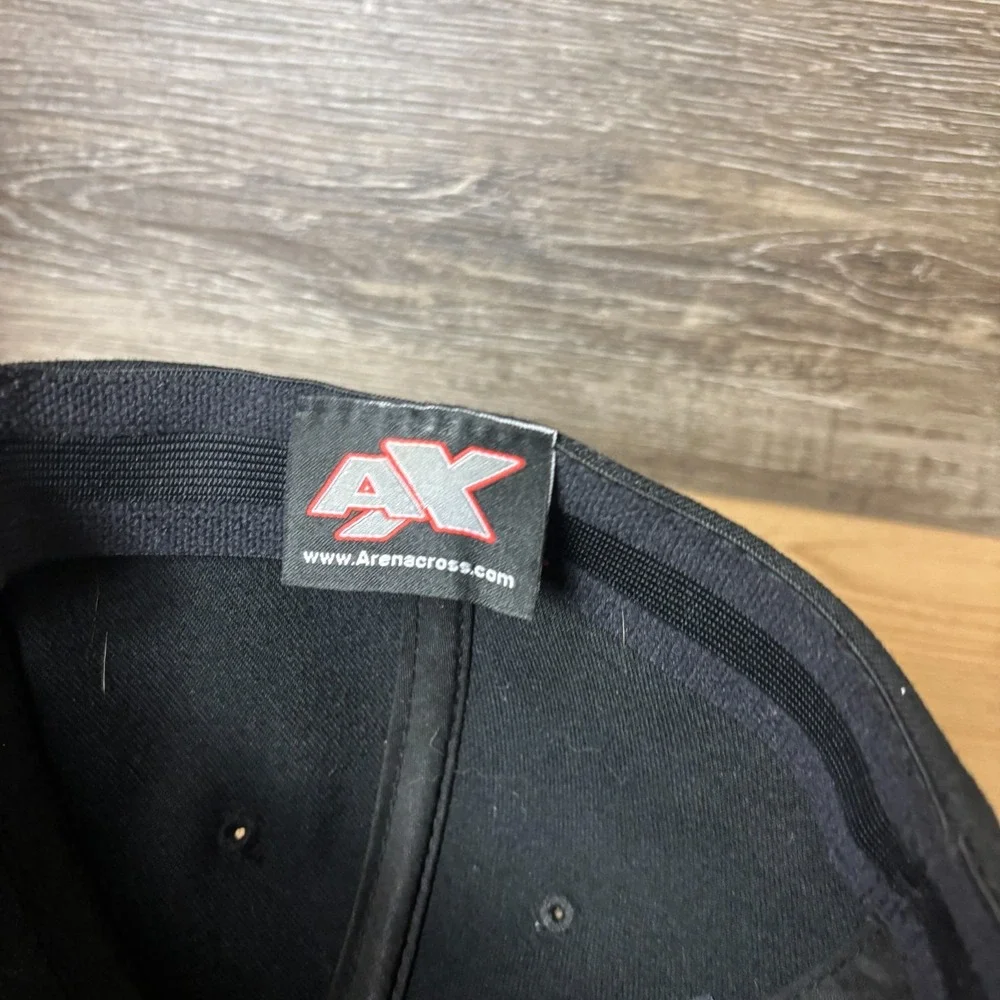 Amsoil Arenacross Hat Cap Fitted One Size Black Ricky Carmichaels Supercross